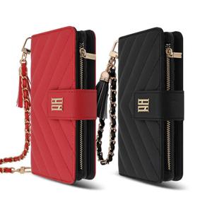 모란카노 제니아 지퍼 다이어리 갤럭시 S21 S22 S23 케이스