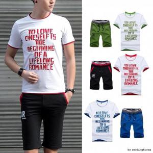 [깨비몰] 남성/여름/반팔티/바지/상하복세트/트레이닝세트