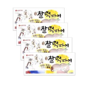 롯데제과 명가 찰떡파이 210g x 4개 / 찰떡초코