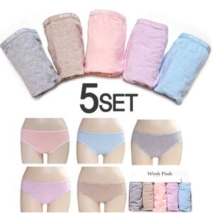 5종 요일/위생/면/여자팬티/여성미디/맥시/위생팬티