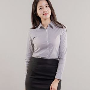 베이직 스트라이프 봄 코튼 셔츠