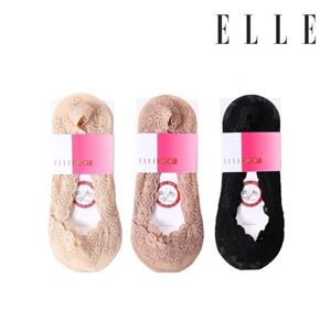 [엘르(양말)]숙녀 안개꽃레이스덧버선 바닥면 ES21034E