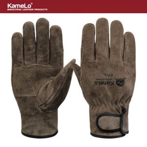 카멜로 811-LB 알곤용접장갑 우피 용접 갈색