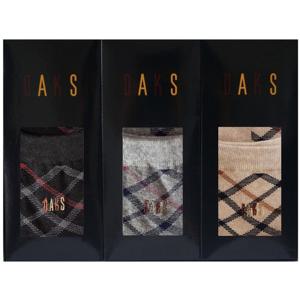 [닥스(양말)]CT22451 숙녀 단목 전체체크 3족세트