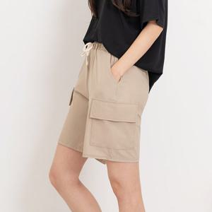 [sado]여성 신축성좋은 밴딩카고반바지 88까지 V142