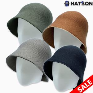 [햇츠온]여성 가을 겨울 컴포트 니트 버킷햇 벙거지 모자 H23-401