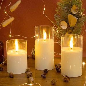 LED 움직이는 전자 촛불 양초 캔들 초 무드등 조명 대형 DD-11620