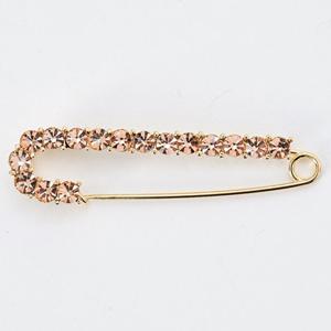 [JJQUEEN] 크리스탈 옷핀브로치 골드도금 Bhr0239