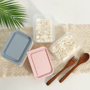 [올리오]사각 전자렌지 냉동밥 도시락통 보관 용기 400ml 8개