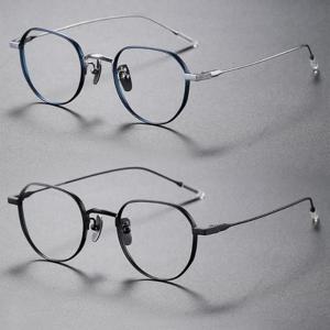 WB-07067 초경량 3종 핸드메이드 순수 티타늄 안경테