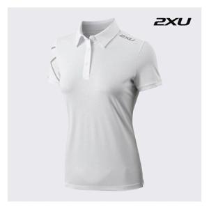 [2XU][2XU] 코리아 여성 암 반팔 카라셔츠_XUM5352WHT
