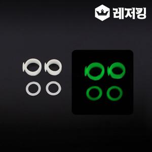 국산 야광 실리콘줄감기 민물낚시용품 민물낚시대