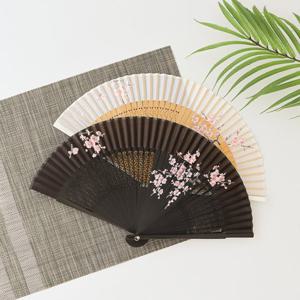 [박씨상방] N 실크 은선매화 조각 접이식부채