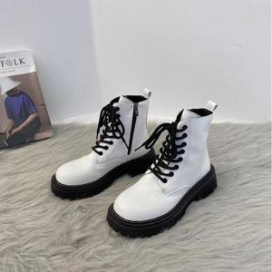 [가남신] 발볼넓은 화이트 여자 미디 통넓은 워커