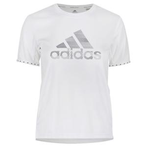 아디다스 여성 배지 에어로레디 반팔 티셔츠 GQ9416