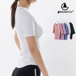 GW 그리니치 필라테스 쿨링티 트레이닝 반팔티 sr1011_2