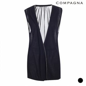 [꼼빠니아] 니트배색쉬폰베스트_CAAU4-WSV900