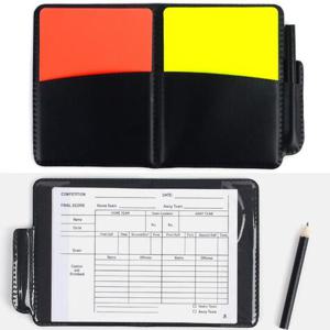 심판카드 수첩 축구심판 주심 옐로우카드 경고 퇴장