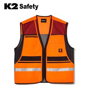 K2 작업복상의 VE-A3601 작업조끼 형광 망사