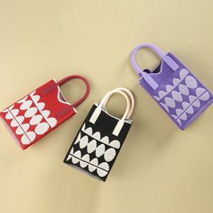 [잇백잇슈]캐주얼니트미니토트백 크로스숄더 유니크 여성 가방