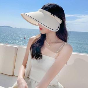 [이경희] 돌돌이 썬캡 여름 자외선 햇빛 차단 모자