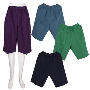 [할마마마] 면5부반바지 여름칠부바지 일상 국내제작