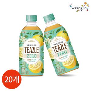웅진 티즐 유자 제로 그린티 500ml x 20PET
