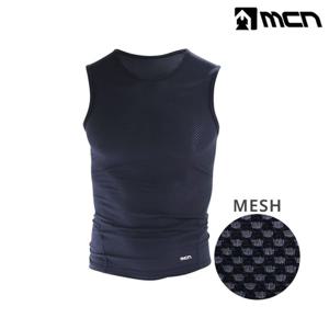 [MCN]MCN 베이직 네이비 K매쉬 민소매 이너웨어 자전거