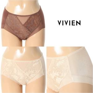 [비비안]복부가 편안한 인견 기능성 햄팬티 3종택1 BP3517P
