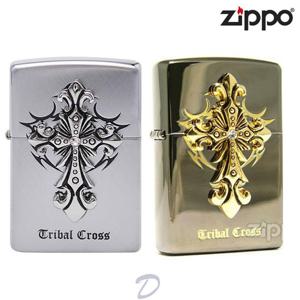 ZIPPO 지포라이터 십자가 엠블럼 TRIBAL CROSS EMB 1