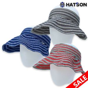 [햇츠온]여성 피에르가르뎅 여름 와이어챙 빈티지 선바이저 햇 C31-204