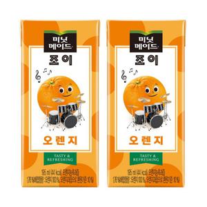 미닛메이드 조이 오렌지 195ml 32팩 팩주스