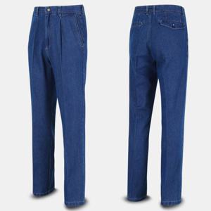 [아즈바이]남성 통큰 원턱 사계절 청바지 TEXJN2 중년 아빠옷