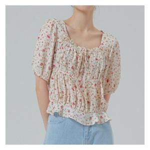 [미쏘][미쏘]플라워 셔링 블라우스(MIWBWA814G)