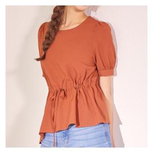 [미쏘][미쏘]벨티드 퍼프 블라우스(MIWBWA812G)