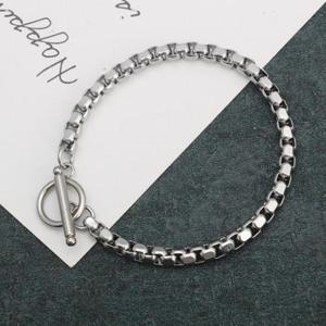 써지컬스틸 버클체인 남녀공용 팔찌