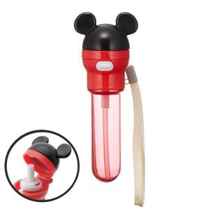 스케이터 캐릭터 스트로 페트병캡 (미키마우스) (휴대용 케이스 포함)