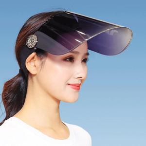 와이드챙 얼굴 풀커버 여성썬캡 자외선차단 여름모자