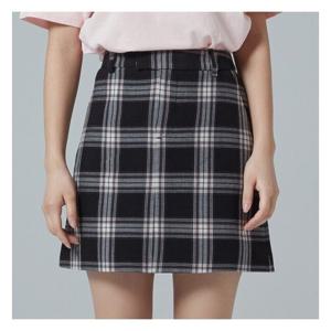 [미쏘][미쏘]쉐도우 체크 미니 스커트