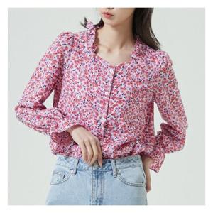 [미쏘][미쏘]문양 프릴 블라우스