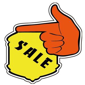 유니온 POP카드 손 (SALE) (PC-2203) (5매입) 매장 상품 할인 행사 안내