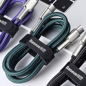 베이스어스 메탈 100W CtoC 고속충전 데이터 케이블 2M (그린) (CATJK-D06)