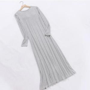 모달 긴팔 원피스 잠옷 홈웨어 이지웨어