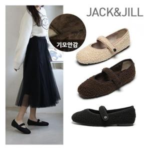 [잭앤질]잭앤질 기모안감 뽀글이털 플랫(JD3762)