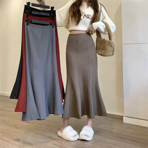 [웬디]가을 머메이드 롱스커트 SK12812