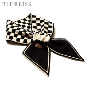 [블루레이스]블루레이스 체커보드니트고리머플러_B3W1AC9051