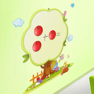 월엘프 데칼 플레이 보드 아이방 벽 그림판 (토끼와농부)