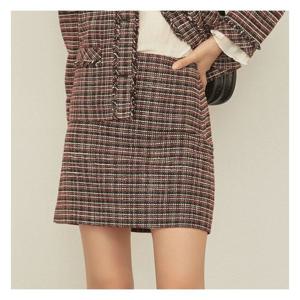 [미쏘][미쏘]트위드 A라인 미니스커트(MIWWHAT12G).