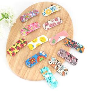 [아랑로랑] 해피패턴 미니 똑딱핀 헤어핀