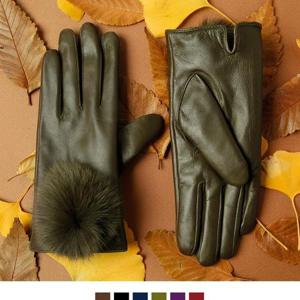 폭스벨  양가죽 여자 장갑